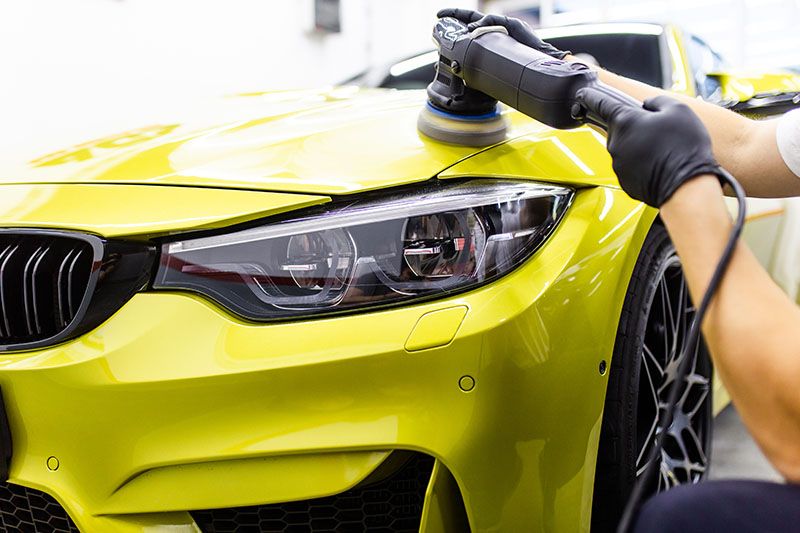 Car Being Polished